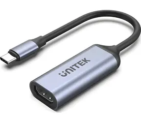 Unitek V1416B grau / Adapter / USB-C - HDMI