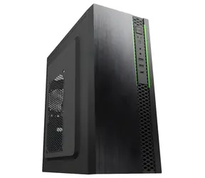 Eurocase MidT ML N6-550B schwarz / Computergehäuse / ATX, mATX / 2x USB-A 3.0 / USB-C / ohne Netzteil