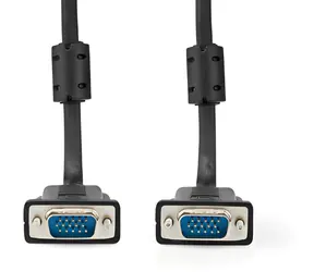 Nedis VGA-Kabel schwarz / Kabel / VGA-VGA / 3 m / Max. 1280x768