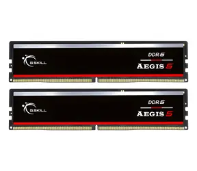 G.Skill Aegis 5 Schwarz 64 GB (2x 32 GB) 5600 MHz / DDR5 / CL36 / DIMM / 1,25 V / XMP 3.0 / AMD EXPO