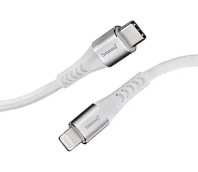 INTENSO C315L weiß / Datenkabel / USB-C auf Lightning / 1,5 m / 60 W