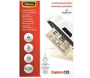 Fellowes ImageLast A4 125 µm / Laminierfolie / glänzend / 25 Stück