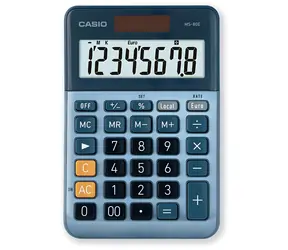 Casio MS-80E / Tischrechner / achtstellig / duales Netzteil