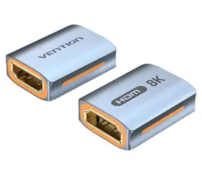 Vention HDMI-Koppler schwarz / Koppler / HDMI Typ A auf Typ A / 4K 60 Hz / vergoldete Kontakte