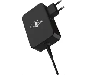 Eurocase AD-716 schwarz / Netzteil / 65W GaN / USB-C PD / 7 Anschlüsse