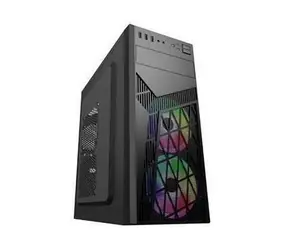 Eurocase ML N6-560B schwarz (P001041859565) / Gehäuse / ATX / 2x USB-A 3.0 / 1x USB-C / 2x 120mm ARGB / ohne Netzteil