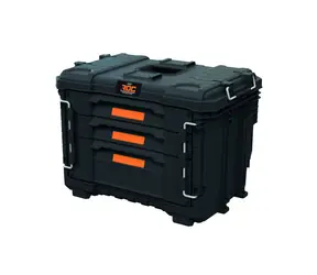 Curver ROC Pro Gear 2.0 XL schwarz / Organizer / 3 Schubladen / 56,5 x 37,5 x 41,3 cm / abschließbar