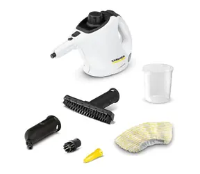Kärcher SC 1 / Dampfreiniger mit Zubehör / 1200 W / Druck 3 bar / 0,2 l / Aufheizzeit 3 min