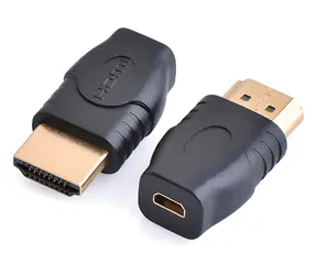 OEM Micro-HDMI Typ D (F) - HDMI Typ A (M) Adapter / Adapter / Full HD 1080p / vergoldete Anschlüsse