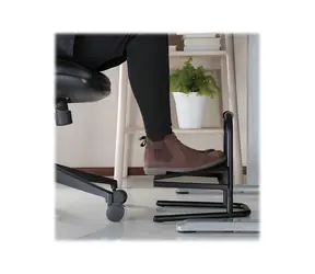 LogiLink EO0007 schwarz / Fußstütze / höhenverstellbar / Tragkraft 25 kg