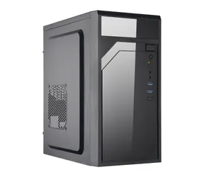 Eurocase ML M6-590B schwarz / Gehäuse / Micro-Tower / 2x USB 3.0 + 1x USB-C / ohne Netzteil