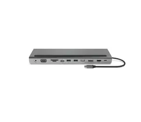 Belkin USB-C 11-in-1 Multiport-Hub / USB-C-Hub / 11 Anschlüsse