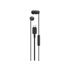Sony MDR-EX15C schwarz / In-Ear-Kopfhörer mit Mikrofon / USB-C
