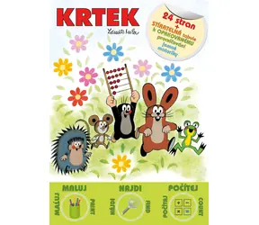 Rappa Malbuch mit Aufklebern Maulwurf / A4 / 24 Seiten