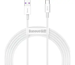 Baseus Kabel USB-A (M) - USB-C (M), 2 m, weiß / Kabel / 66 W