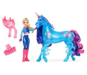 Spin Master Unicorn Academy Isabel und River Figuren / Einhorn mit Mähne, Schweif und Bürste / ab 4 Jahren