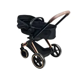 Simba Puppenwagen Mon Grand Poupon Cybex schwarz/roségold / für Puppen 36-42 cm / ab 3 Jahren