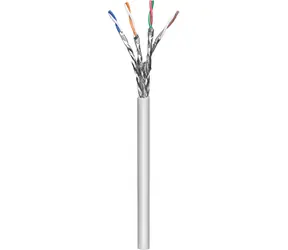 MicroConnect S/FTP CAT6a-Kabel 100 m grau / Netzwerkkabel / LSZH / geschirmt