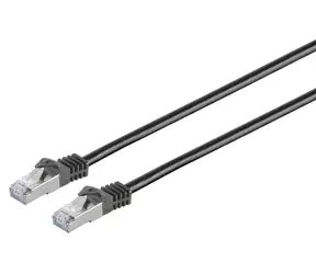 MicroConnect CAT7 S/FTP schwarz / Netzwerkkabel / 15 m / RJ-45