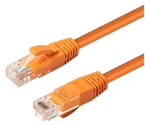 MicroConnect CAT6a U/UTP 1m orange / Netzwerkkabel / LSZH / PoE
