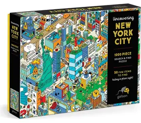 Galison Puzzle Such- und Findspiel: Entdecke New York / 1000 Teile