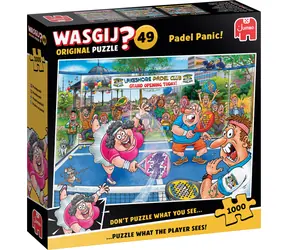 JUMBO-Puzzle WASGIJ Original 49: Panik auf dem Paddel! / 1000 Teile / ab 15 Jahren