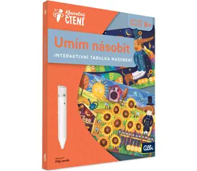 Albi Magisches Lesen - Buch Ich kann multiplizieren / Interaktive Einmaleins-Tabelle / Sprachversion: CZ