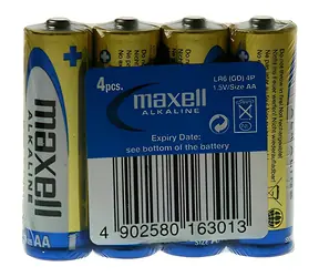 Maxell Alkaline AA / Batterie / 1,5 V / 4 Stück