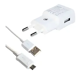 Samsung EP-TA50EWE + ECB-DU4AWE weiß / Reiseladegerät / USB / 5 V / 1,55 A / inkl. Micro-USB-Kabel / Bulk