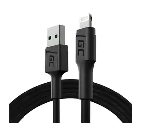 Green Cell GC PowerStream KABGC21 / Datenkabel / USB-A auf Lightning / Apple Schnellladefunktion 2,4 A / 1,2 m