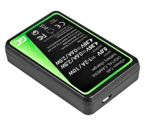 Green Cell AHBBP-501 / Ladegerät / für GoPro HERO5 HERO6 HERO7 / AHDBT-501 / LCD-Display