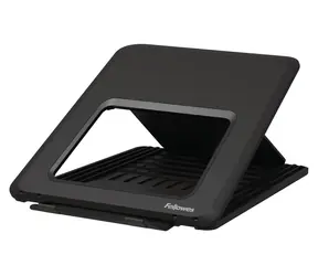 Fellowes Breyta schwarz / Laptopständer / Höhenverstellbar / Klappbare Beine / Bis zu 14 Zoll