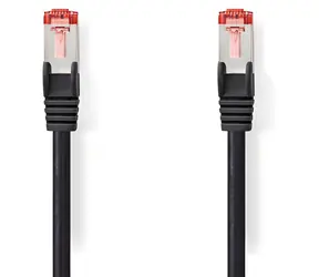Nedis CAT6 S/FTP 0,25 m schwarz / Patchkabel / RJ45-RJ45 / LSZH