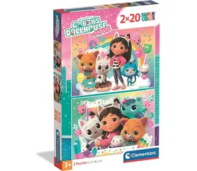 Clementoni Puzzle Gabinas Zauberhaus / 2x20 Teile / ab 3 Jahren
