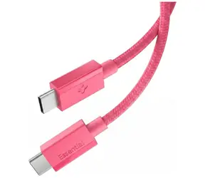 Spigen EB6010CC Essential 60W USB-C auf USB-C pinkes Datenkabel