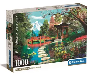 Clementoni Puzzle Fuji Garden / 1000 Teile / ab 18 Jahren