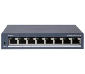 HIKVISION DS-3E1508-EIV2 / SMART -Switch / 8x GbE RJ-45 / lüfterlos