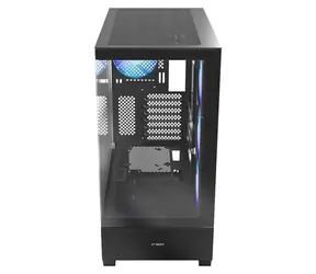 Fortron FSP M370-BA schwarz / Gehäuse / Midi-Tower / ATX / 4× ARGB 120mm / GPU 400mm / ohne Netzteil