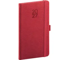 NOTIQUE Diamante 2027 rot / Taschenkalender / 9 × 15,5 cm