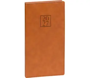 NOTIQUE Prestigio 2027 braun / Taschenkalender / 9 × 15,5 cm