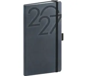 NOTIQUE AJAX 2027 schwarz / Taschenkalender / 9 × 15,5 cm