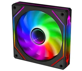 Evolveo 120UX / Lüfter / 120 mm / 4-Pin PWM / ARGB / Schwarz