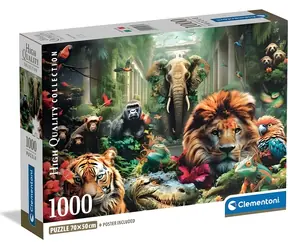 Clementoni Puzzle Geheimnisvoller Dschungel / 1000 Teile / ab 14 Jahren