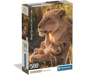 Clementoni Puzzle Katzenliebe / 500 Teile / ab 14 Jahren