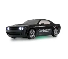 AMEWI RC Drift Muscle Car schwarz / Allradantrieb / 1:20 / RTR / LED-Hintergrundbeleuchtung