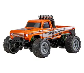 AMEWI RC Monstertruck DieCast 1:64 Orange / 2WD / 2,4 GHz / LED / RTR / 6+