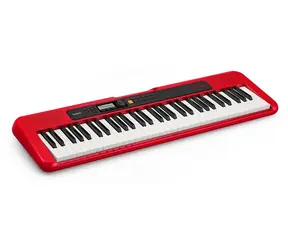 Casio CT-S200 rot, weiß / Tastatur / 61 Tasten / USB / 6x AA-Batterien & Netzteil