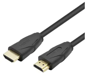TB Touch HDMI 2.0 schwarz / Anschlusskabel / Stecker/Stecker / Vergoldete Anschlüsse / 15 m