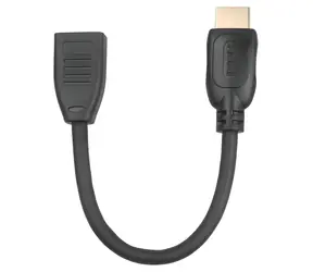 TB Touch HDMI (M) - HDMI (F) schwarz / Reduzierung / 0,15 m / HDMI 2.0
