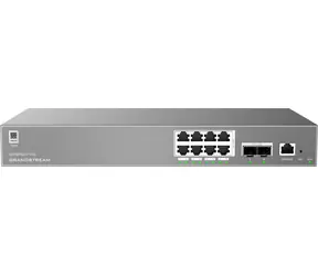 Grandstream GWN7801P Pro / Switch / Managed L2++ / 8x RJ45 1Gb / PoE+ 120W / 2x SFP 2.5G